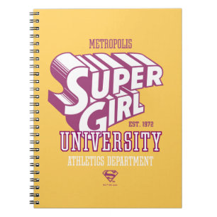 Caderno Espiral Supergirl Metropolis University, Departamento de a