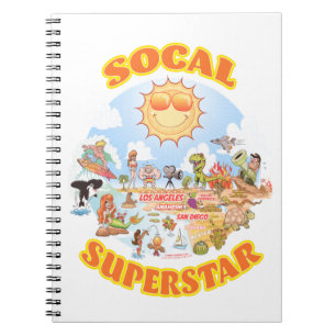 Caderno Espiral Superstar SoCal