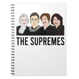 Caderno Espiral Suprema Corte de Mulheres, Ruth Bader Ginsburg