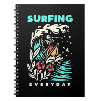 Caderno Espiral Surfe todo dia