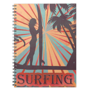 Caderno Espiral Surfer Girl