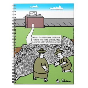 Caderno Espiral surpresa do osso da galinha