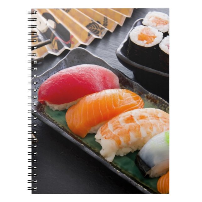 Caderno Espiral Sushi e rolos (Frente)