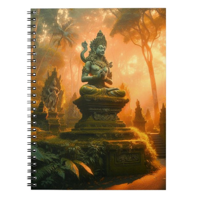 Caderno Espiral Sussurros Sagrados de Bali (Frente)