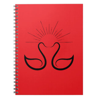 Caderno Espiral Swan Spiral Photo Notebook