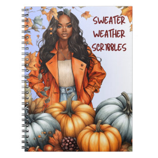 Caderno Espiral Sweater Weather Scribbles Notebook