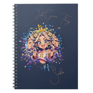 Caderno Espiral Sweet 16 Gemini Custom Photo Memory Book