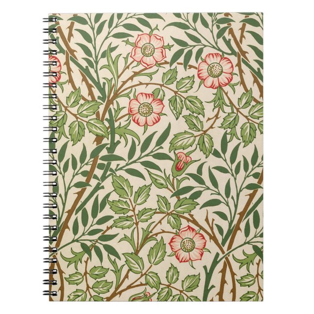 Caderno Espiral Sweet Briar William Morris (Frente)