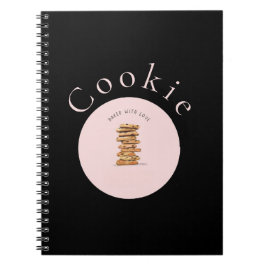 Caderno Espiral Sweet Cookie Baking Notebook for Homemade Treats 