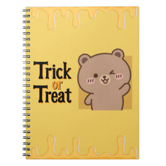 Caderno Espiral 🎃 Sweet Spells & Sketches! for kids
