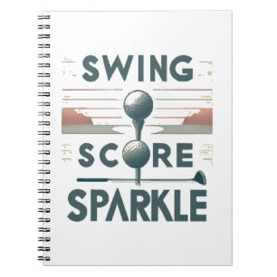 Caderno Espiral Swing, Score, Sparkle