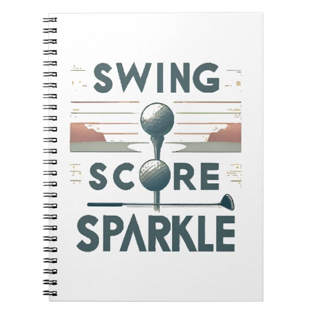 Caderno Espiral Swing, Score, Sparkle (Frente)
