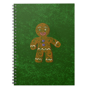 Caderno Espiral Swirly Gingerpão Cookie