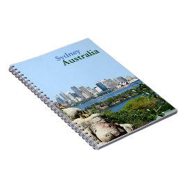 Caderno Espiral Sydney Harbor do zoológico