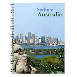 Caderno Espiral Sydney Harbor do zoológico
