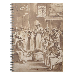 Caderno Espiral T34029 uma reunião de oração do quacre (caneta