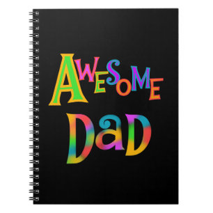 Caderno Espiral T-shirt e presentes impressionantes do pai