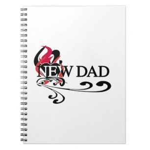 Caderno Espiral T-shirt góticos e presentes do novo papai do