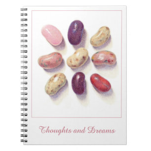 Caderno Espiral TAC TIC TOE JELLY BEANS 6.5x8.75 Notebook espiral