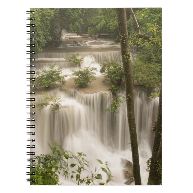 Caderno Espiral Tailândia, Huai Mae Khamin Waterfall (Frente)