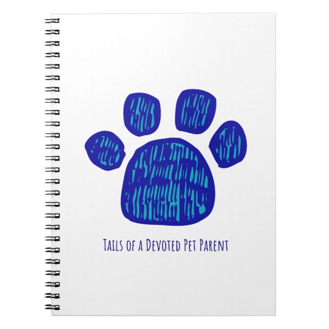 CADERNO ESPIRAL TAILS OF A DEVOTED PET PARENT (Frente)