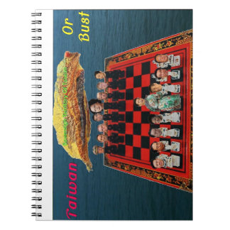 Caderno Espiral Taiwan ou busto