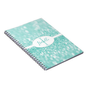 Caderno Espiral Tal Glitter Personalizar Notebook