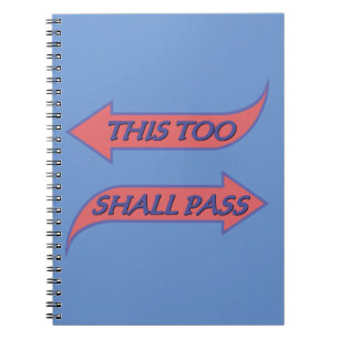 Caderno Espiral Também Este Fato Passará Por Um Slogan De Recupe