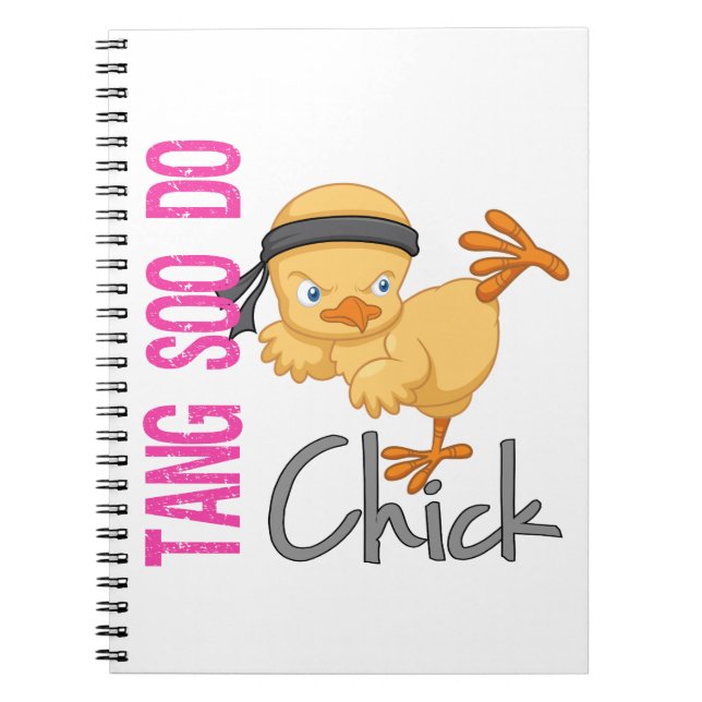 Caderno Espiral Tang Soo faz o pintinho (Frente)