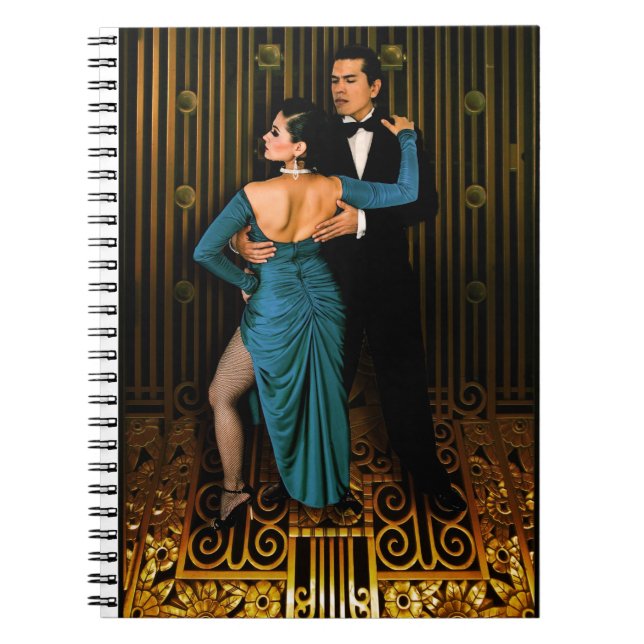 Caderno Espiral Tango Argentino Deco (Frente)