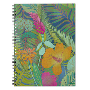 Caderno Espiral Tapeçaria Tropical II