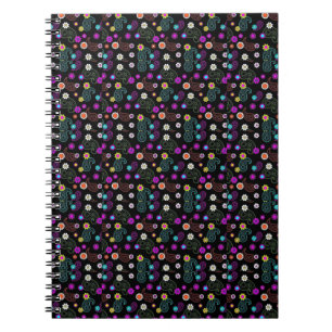 Caderno Espiral tapete de mesa elegância floral - design botânico 