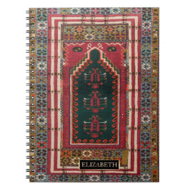 Caderno Espiral Tapete Kilim Antigo Oriental