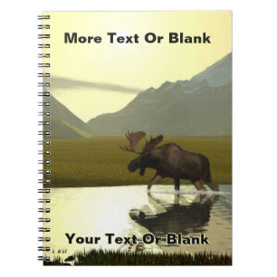 Caderno Espiral Tarde Moose