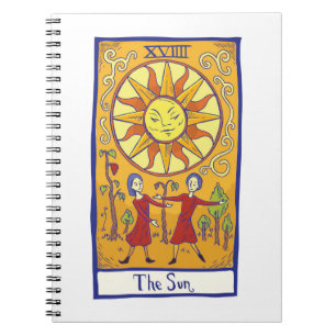 Caderno Espiral Tarot The Sun