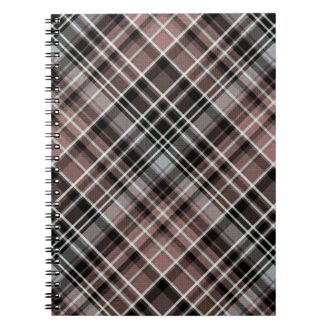 Caderno Espiral Tartan Clássico da Xadrez (Frente)