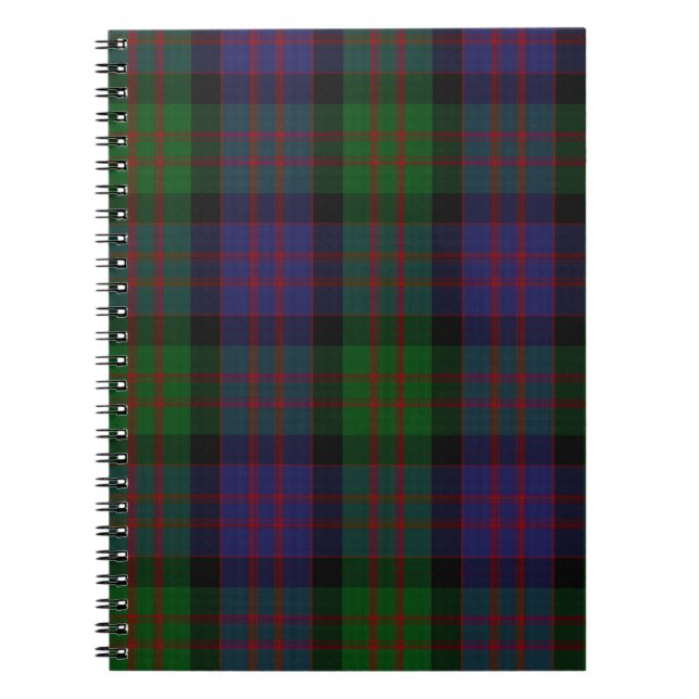 Caderno Espiral Tartan do clã de MacDonald (Frente)