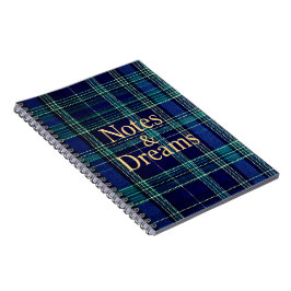 Caderno Espiral Tartan notebook