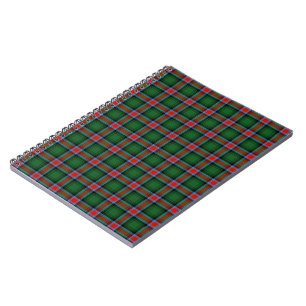Caderno Espiral Tartan oficial do Estado da Geórgia