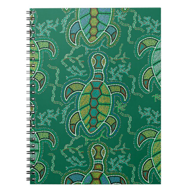 Caderno Espiral Tartaruga do Caribe (Frente)