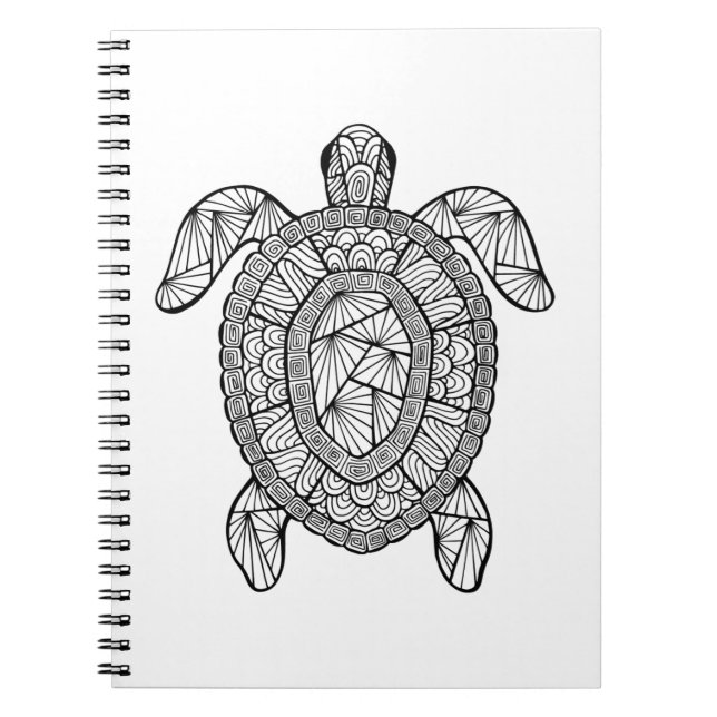 Caderno Espiral Tartaruga inspirada (Frente)