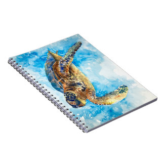 Caderno Espiral Tartaruga marinha 33