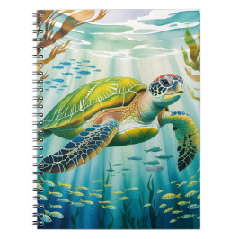 Caderno Espiral Tartaruga Pintada