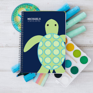 Caderno Espiral Tartaruga verde doce