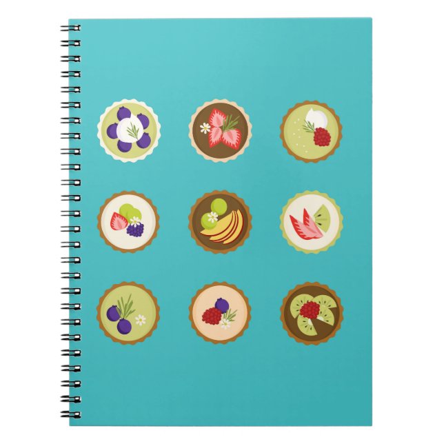 Caderno Espiral Tartes de Frutas (Frente)