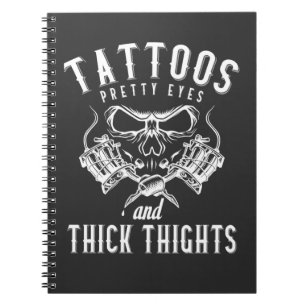 Caderno Espiral Tattoos Lover Tatuador Inked