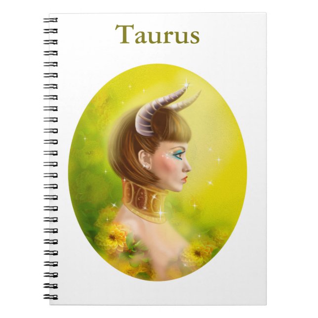 Caderno Espiral Taurus Zodiac Fantasy (Frente)