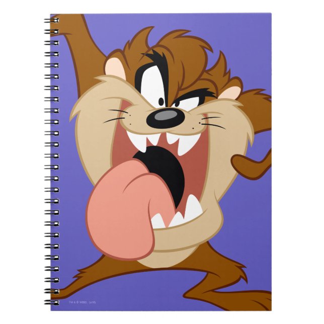 Caderno Espiral TAZ™ | Com a Língua de Fora (Frente)
