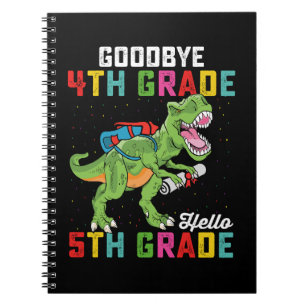 Caderno Espiral Tchau 4ª Série Olá 5ª Série T Rex Dinossauro