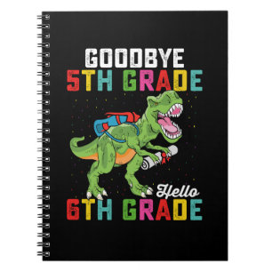 Caderno Espiral Tchau 5ª Série Olá 6ª Série T Rex Dinossauro